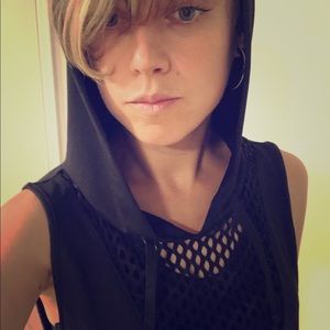 La Senza Black designer Hoodie and matching bra